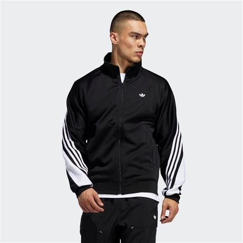 adidas jacke grau mit weißen streifen|Graue Herrenjacken .